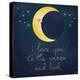 I Love You to the Moon 1-Kimberly Glover-Premier Image Canvas