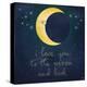 I Love You to the Moon 1-Kimberly Glover-Premier Image Canvas