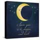 I Love You to the Moon 2-Kimberly Glover-Premier Image Canvas