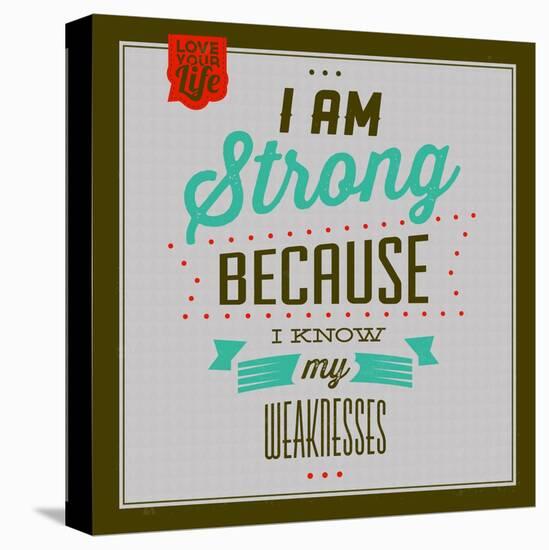 I'm Strong 1-Lorand Okos-Stretched Canvas