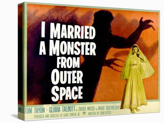 I Married A Monster From Outer Space, Gloria Talbott, 1958-null-Stretched Canvas