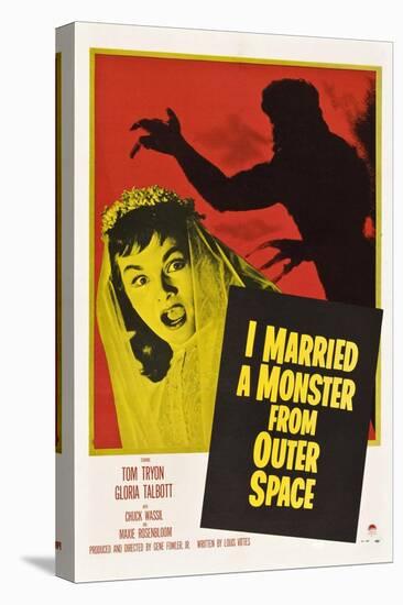 I Married A Monster From Outer Space, Tom Tryon, Gloria Talbott, 1958-null-Stretched Canvas