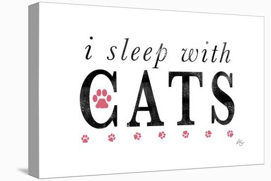 I Sleep with Cats-Kimberly Glover-Premier Image Canvas