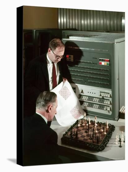 IBM Electronic Data Processing Machine, Type 704, Solving Chess Problems with a Data Processor-Andreas Feininger-Premier Image Canvas