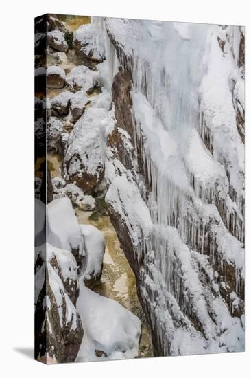 Ice and Snow in Uncompahgre River Gorge, Ouray, Colorado-Howie Garber-Premier Image Canvas