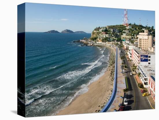 Ice Box Hill (Cerro de la Neveria) and the Olas Altas Beach, Mazatlan, Mexico-Charles Sleicher-Premier Image Canvas