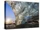 Ice Cave in the Glacier Breidamerkurjokull in Vatnajokull National Park. Entrance to the Ice Cave-Martin Zwick-Premier Image Canvas