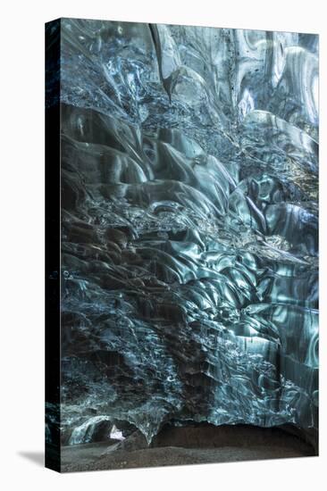 Ice Cave in the Glacier Breidamerkurjokull in Vatnajokull National Park-Martin Zwick-Premier Image Canvas