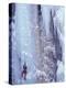 Ice Climbing, Ouray, Colorado, USA-Lee Kopfler-Premier Image Canvas