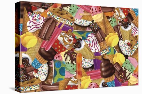 Ice Cream Collage-Fiona Stokes-Gilbert-Premier Image Canvas