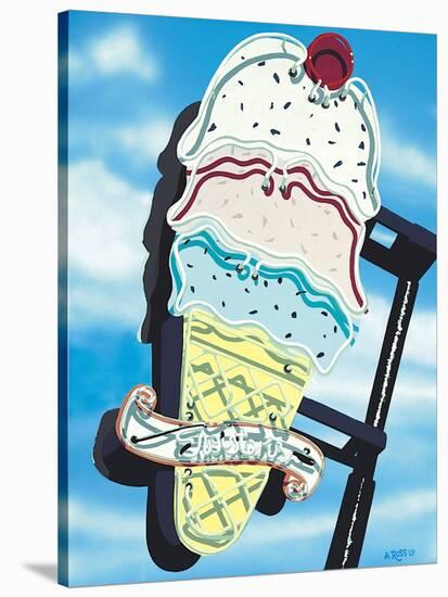 Ice Cream-Anthony Ross-Stretched Canvas