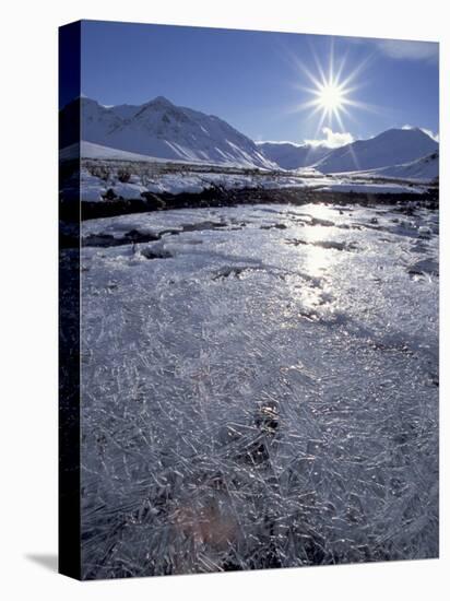 Ice-Crystals of a Creek in Brooks Range, Alaska, USA-Hugh Rose-Premier Image Canvas