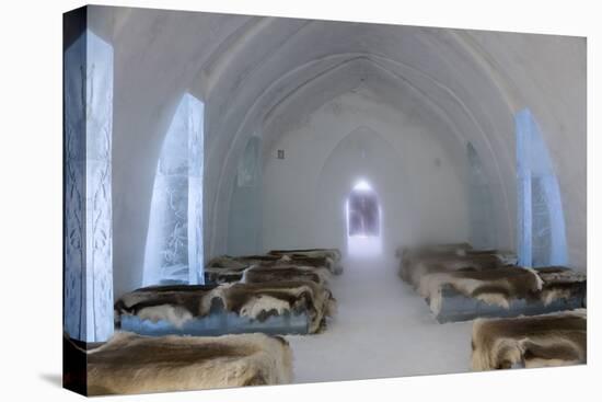 Ice Hotel Church, Jukkasjarvi, Northern Sweden-Peter Adams-Premier Image Canvas