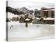 Ice Rink at Copper Mountain Ski Resort, Rocky Mountains, Colorado, USA-Richard Cummins-Premier Image Canvas