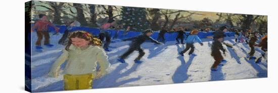 Ice Skaters, Christmas Fayre, Hyde Park, London, 2014-Andrew Macara-Premier Image Canvas