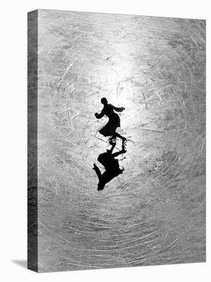 Ice Skating Champion Melitta Brunner Rehearsing in St. Moritz-Alfred Eisenstaedt-Premier Image Canvas