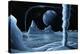 Ice Volcanoes on Triton, Artwork-Richard Bizley-Premier Image Canvas