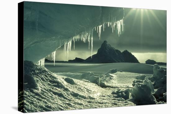 Iceberg And Icicles-Doug Allan-Premier Image Canvas