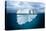 Iceberg Mostly Underwater Floating in Ocean-Oskari Porkka-Premier Image Canvas