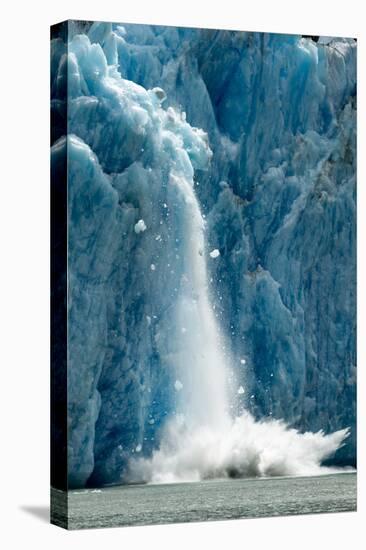 Icebergs Calving from Glacier, Alaska-Paul Souders-Premier Image Canvas