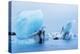 Icebergs floating on Jokulsarlon Glacial Lagoon, Iceland, Polar Regions-Miles Ertman-Premier Image Canvas