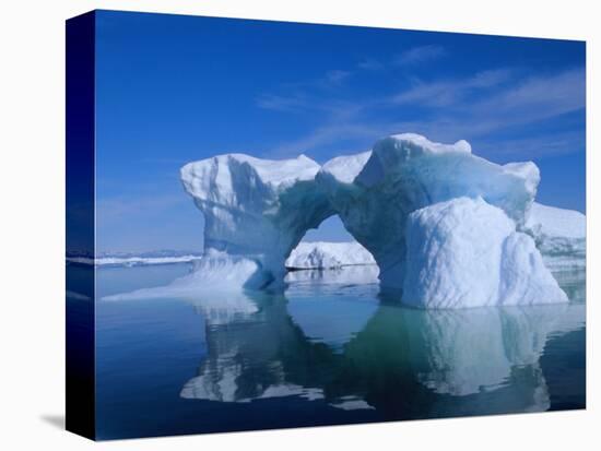 Icebergs from the Icefjord, Ilulissat, Disko Bay, Greenland, Polar Regions-Robert Harding-Premier Image Canvas