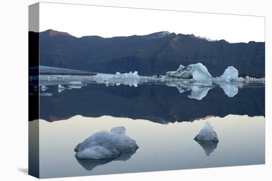 Icebergs, Glacier Lagoon Jškulsarlon, South Iceland-Julia Wellner-Premier Image Canvas