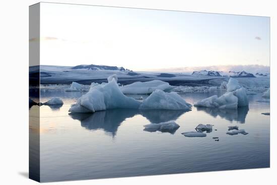 Icebergs, Glacier Lagoon Jškulsarlon, South Iceland-Julia Wellner-Premier Image Canvas