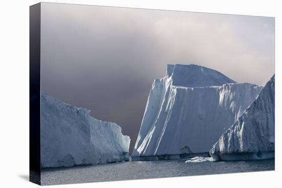 Icebergs in Ilulissat Icefjord, Greenland, Denmark, Polar Regions-Sergio Pitamitz-Premier Image Canvas