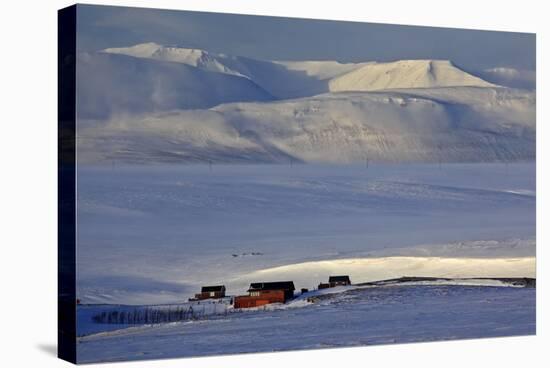 Iceland, Iceland, North-East, Winter Scenery with Saltvik, Federal Highway 87 to Husavik-Bernd Rommelt-Premier Image Canvas