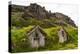 Iceland, Nupsstadur Turf Farmstead. Old homes covered with turf for protection and insulation.-Ellen Goff-Premier Image Canvas