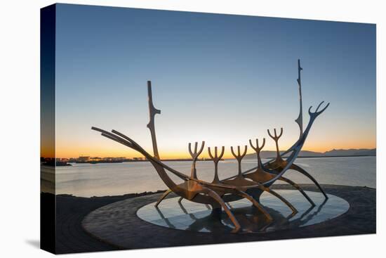 Iceland, Reykjavik, Solfar (Sun Voyager)-Christian Kober-Premier Image Canvas