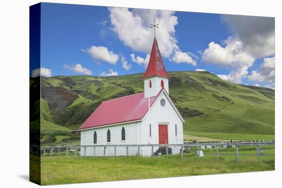 Iceland. Reyniskirkja Church Near Black Beach , 1929 an Old Wooden Church Religion-Bill Bachmann-Premier Image Canvas