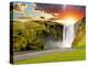 Iceland, Waterfall - Skogafoss-TTstudio-Premier Image Canvas