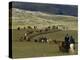 Icelandic Horses and Riders, Riding Near Landmannalaugar, Iceland-Inaki Relanzon-Premier Image Canvas