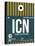 ICN Seoul Luggage Tag II-NaxArt-Stretched Canvas