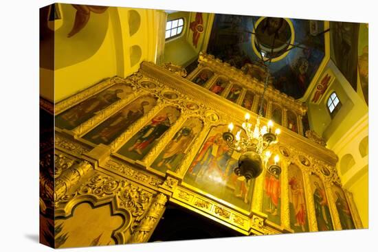 Iconostasis inside St. Basil's Cathedral, Moscow, Russia, Europe-Miles Ertman-Premier Image Canvas