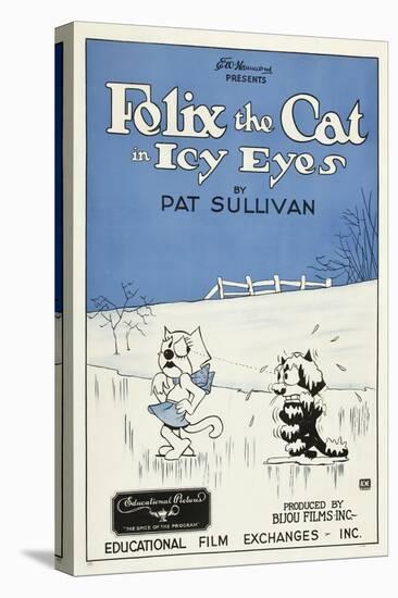 Icy Eyes, Peaches, Felix the Cat on US poster art, 1927-null-Stretched Canvas