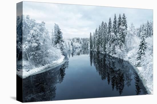 Icy Facade-Andreas Stridsberg-Stretched Canvas