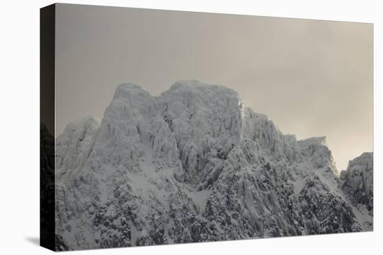 Icy Summit at the Lofoten in the Morning Sun-Niki Haselwanter-Premier Image Canvas