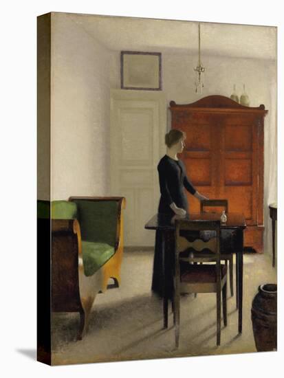 Ida in an Interior, 1897-Vilhelm Hammershoi-Premier Image Canvas