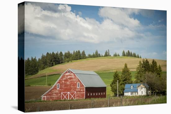 Idaho, Camas Prairie, Keuterville Farm and Barn-Alison Jones-Premier Image Canvas