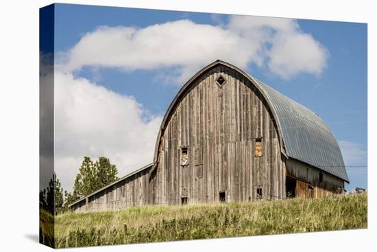 Idaho, Columbia River Basin, Camas Prairie, Old Barn-Alison Jones-Premier Image Canvas