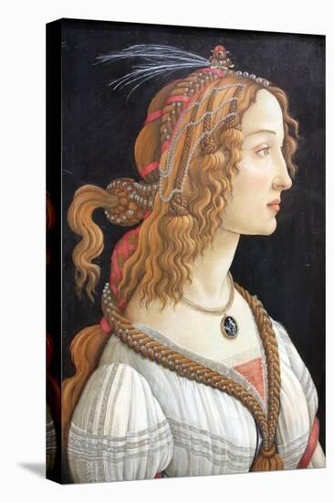 Idealized Portrait of a Lady (Portrait of Simonetta Vespucc), C. 1480-Sandro Botticelli-Premier Image Canvas