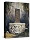 Idol and Altar at Copan-Frederick Catherwood-Premier Image Canvas