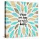 If Mama Aint Happy - Turquoise and Gold – Coquillette-Cat Coquillette-Premier Image Canvas