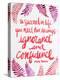 Ignorance and Confidence - Pink – Cat Coqullette-Cat Coquillette-Premier Image Canvas