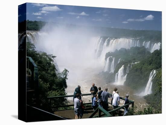 Iguacu (Iguazu) Falls, Border of Brazil and Argentina, South America-G Richardson-Premier Image Canvas