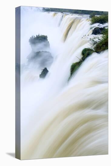 Iguacu (Iguazu) (Iguassu) Falls in Full Flow, UNESCO World Heritage Site, Argentina, South America-Alex Robinson-Premier Image Canvas