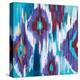 Ikat Jewel II-Farida Zaman-Stretched Canvas